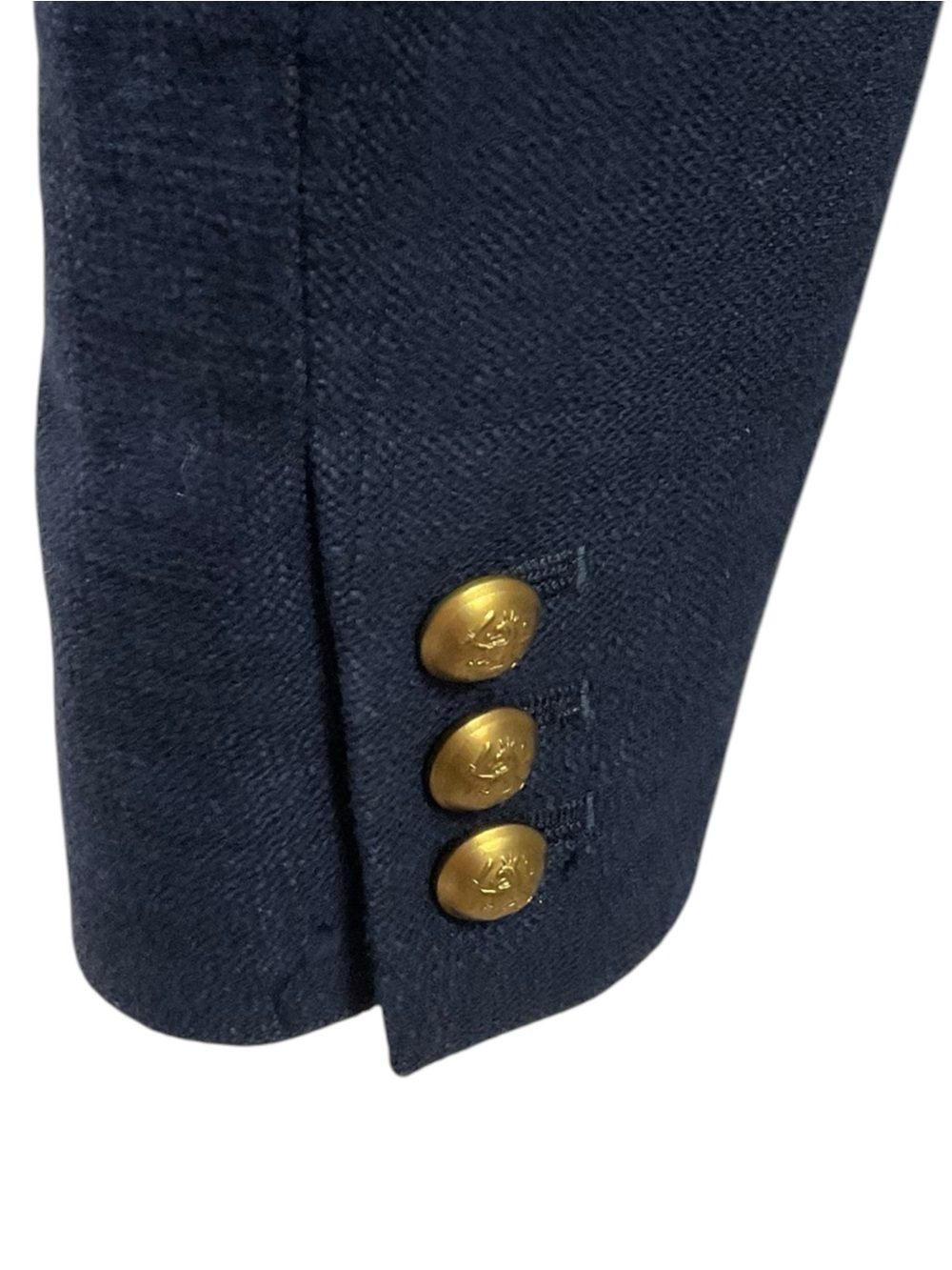 Banana Republic Military Cut Away Sailor Blazer Double Breasted Navy sz. 4 - Picture 13 of 16